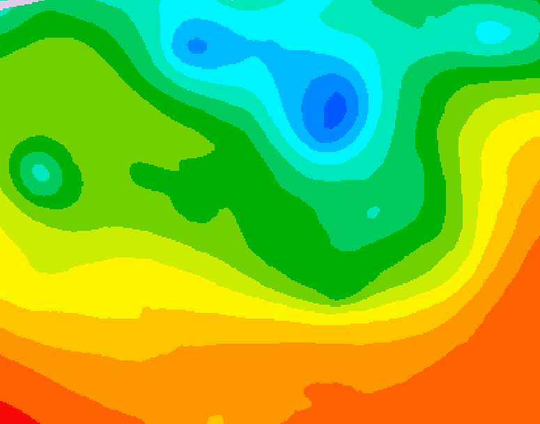 GDPS 500 millibar geopotential height 108 hour forecast chart for Canada based on 2025/06/07 1200Z data