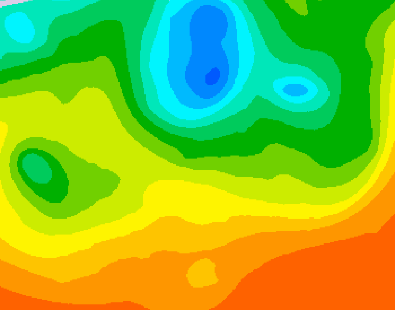 GDPS 500 millibar geopotential height 156 hour forecast chart for Canada based on 2025/06/07 1200Z data