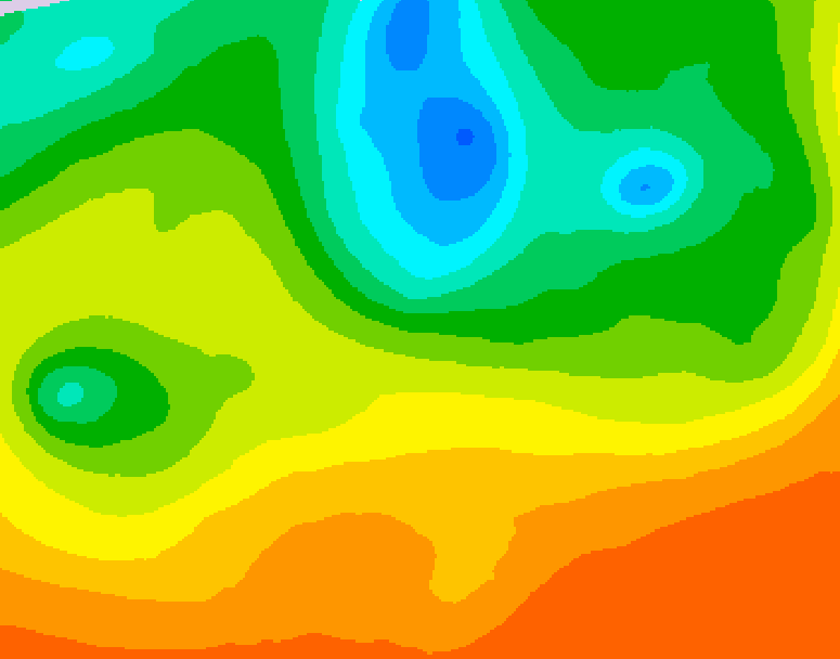 GDPS 500 millibar geopotential height 168 hour forecast chart for Canada based on 2025/06/07 1200Z data
