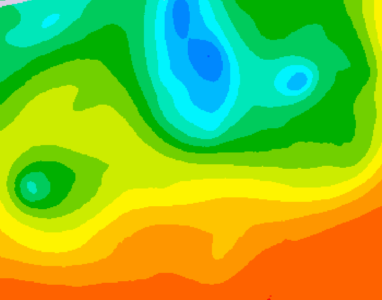 GDPS 500 millibar geopotential height 174 hour forecast chart for Canada based on 2025/06/07 1200Z data