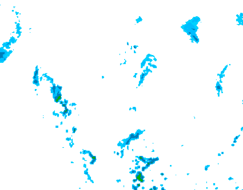 GDPS precipitation 168 hour forecast chart for Canada based on 2025/06/07 0000Z data