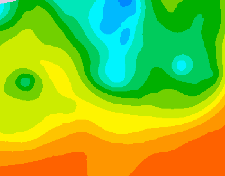 GDPS 500 millibar geopotential height 156 hour forecast chart for Canada based on 2025/06/08 0000Z data