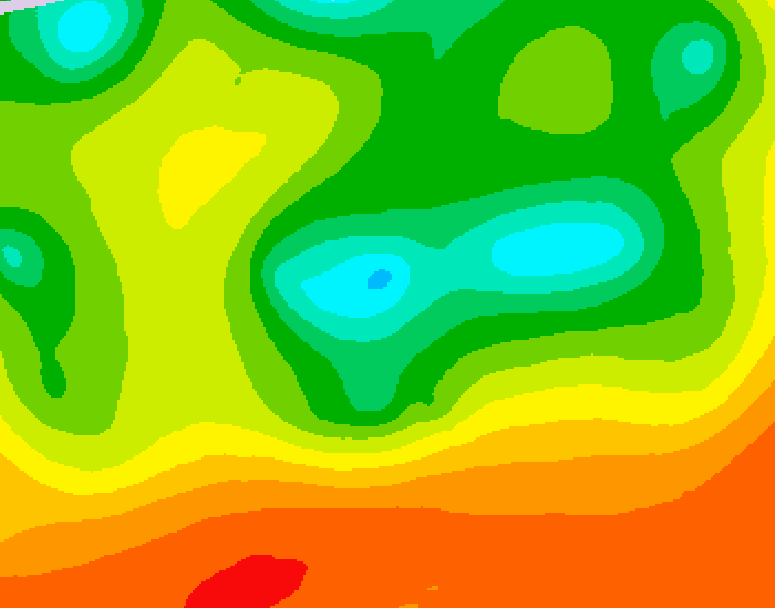 GDPS 500 millibar geopotential height 234 hour forecast chart for Canada based on 2025/06/08 0000Z data