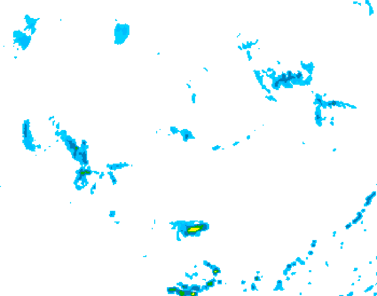 GDPS precipitation 072 hour forecast chart for Canada based on 2025/06/10 1200Z data