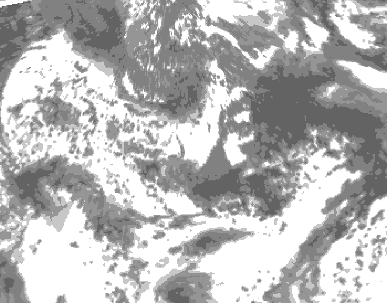 GDPS total cloud 048 hour forecast chart for Canada based on 2025/06/10 0000Z data