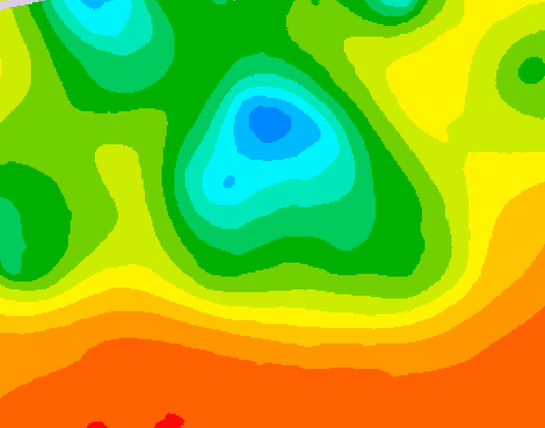 GDPS 500 millibar geopotential height 234 hour forecast chart for Canada based on 2025/06/12 0000Z data