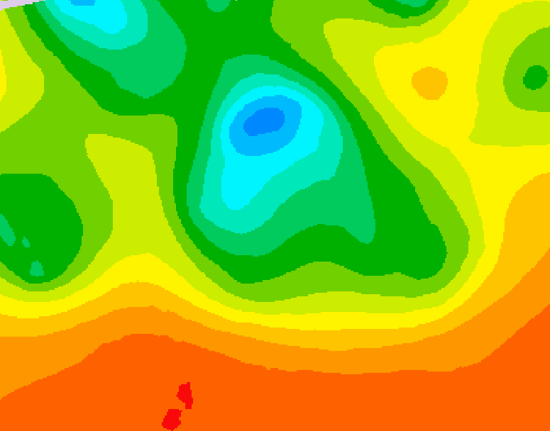 GDPS 500 millibar geopotential height 240 hour forecast chart for Canada based on 2025/06/12 0000Z data