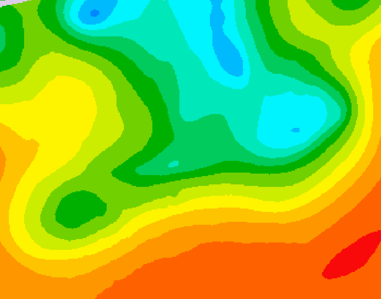 GDPS 500 millibar geopotential height 240 hour forecast chart for Canada based on 2025/06/12 1200Z data