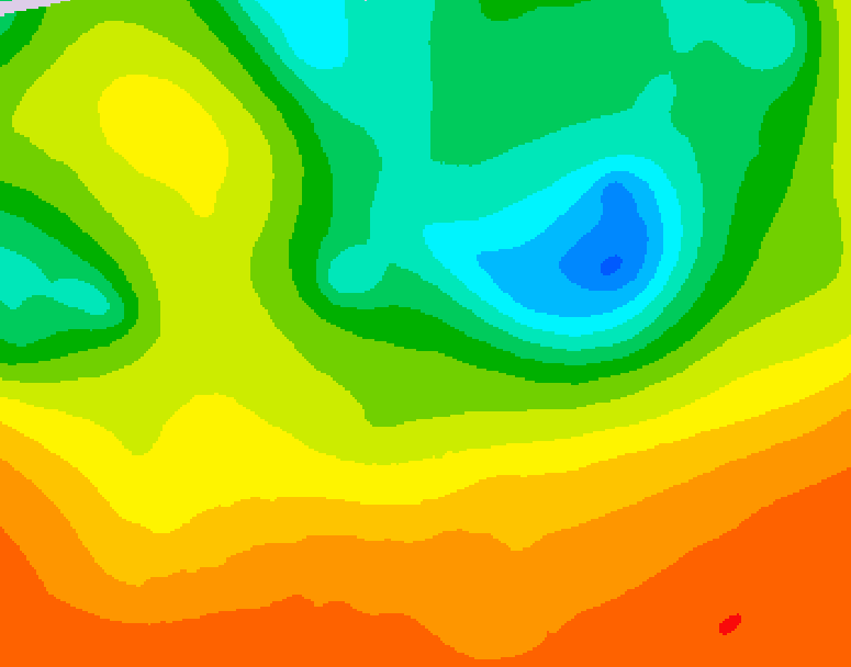GDPS 500 millibar geopotential height 096 hour forecast chart for Canada based on 2025/06/13 0000Z data