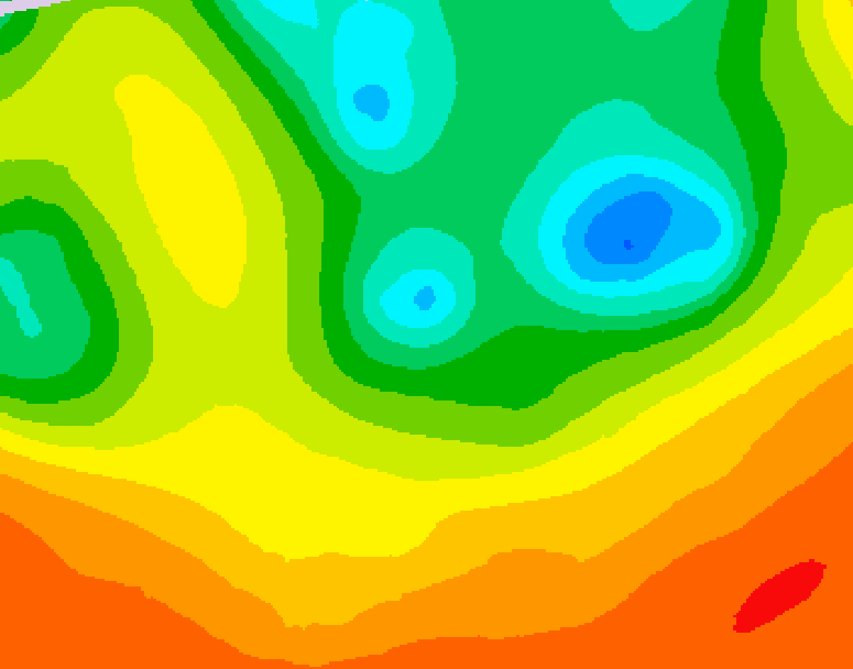 GDPS 500 millibar geopotential height 120 hour forecast chart for Canada based on 2025/06/13 0000Z data