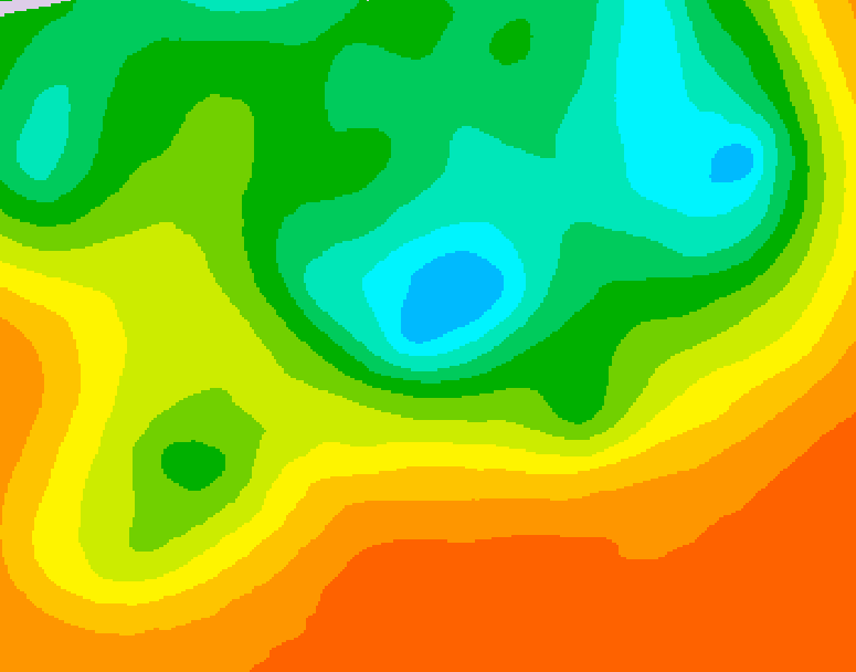 GDPS 500 millibar geopotential height 228 hour forecast chart for Canada based on 2025/06/13 0000Z data