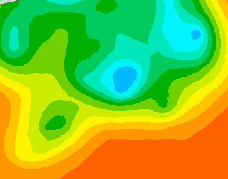 GDPS 500 millibar geopotential height 234 hour forecast chart for Canada based on 2025/06/13 0000Z data