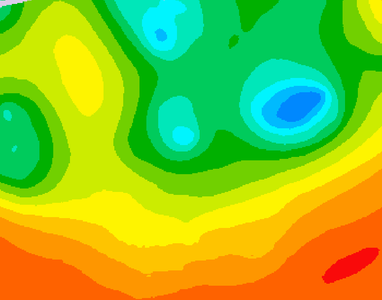 GDPS 500 millibar geopotential height 108 hour forecast chart for Canada based on 2025/06/13 1200Z data