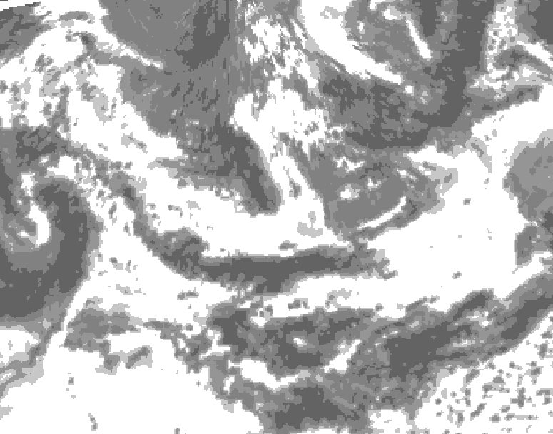 GDPS total cloud 084 hour forecast chart for Canada based on 2025/06/13 0000Z data