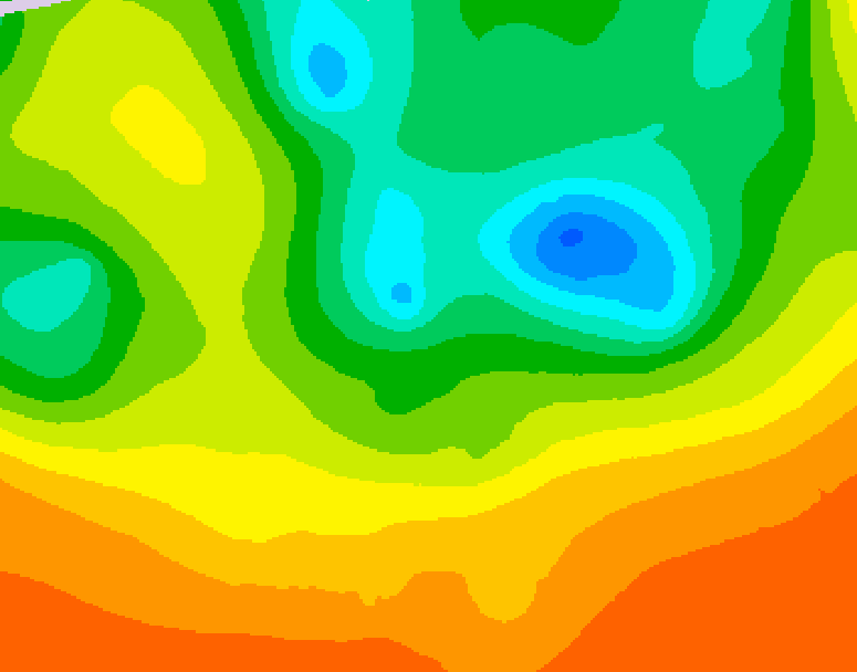 GDPS 500 millibar geopotential height 084 hour forecast chart for Canada based on 2025/06/14 0000Z data