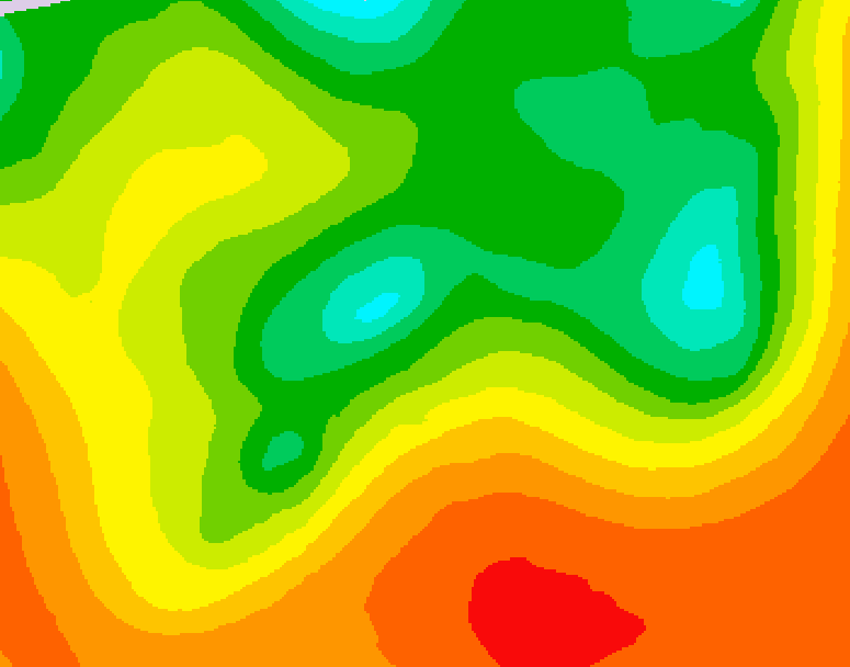 GDPS 500 millibar geopotential height 210 hour forecast chart for Canada based on 2025/06/14 0000Z data