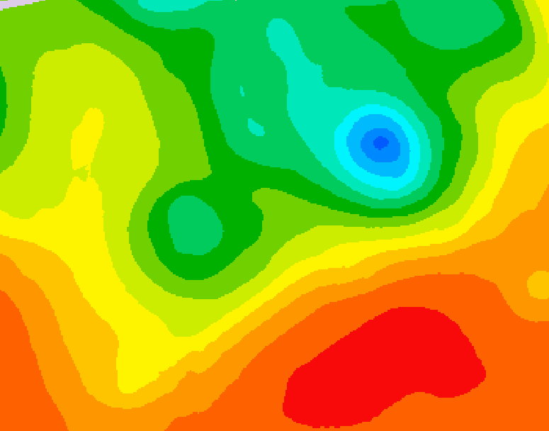 GDPS 500 millibar geopotential height 204 hour forecast chart for Canada based on 2025/06/14 1200Z data