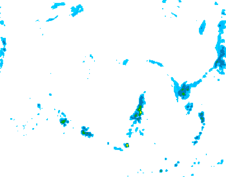 GDPS precipitation 162 hour forecast chart for Canada based on 2025/06/14 0000Z data