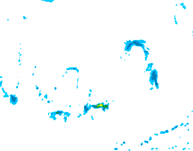 GDPS precipitation 192 hour forecast chart for Canada based on 2025/06/14 1200Z data
