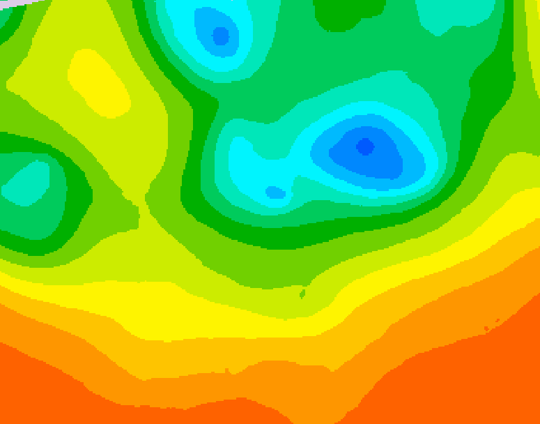 GDPS 500 millibar geopotential height 060 hour forecast chart for Canada based on 2025/06/15 0000Z data