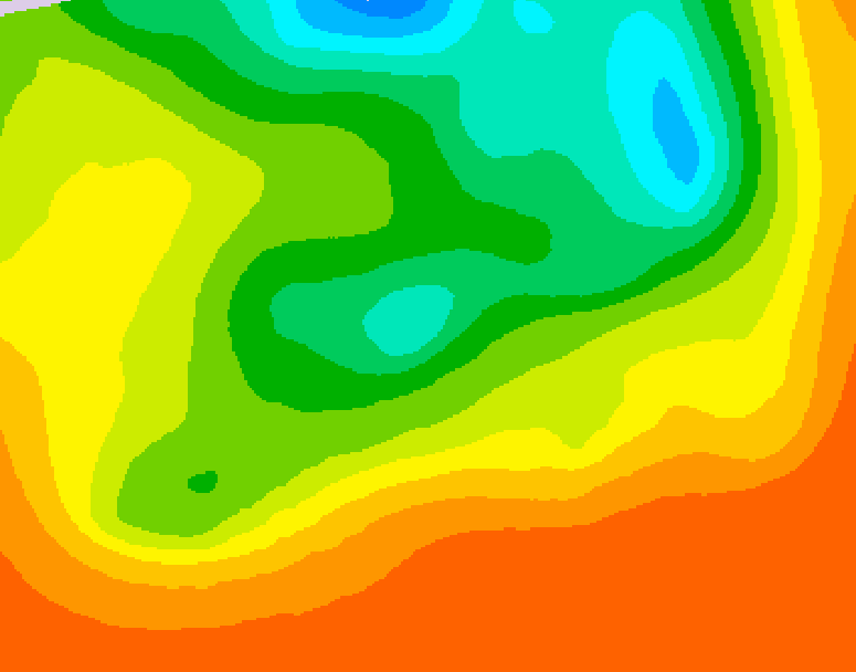 GDPS 500 millibar geopotential height 168 hour forecast chart for Canada based on 2025/06/15 0000Z data