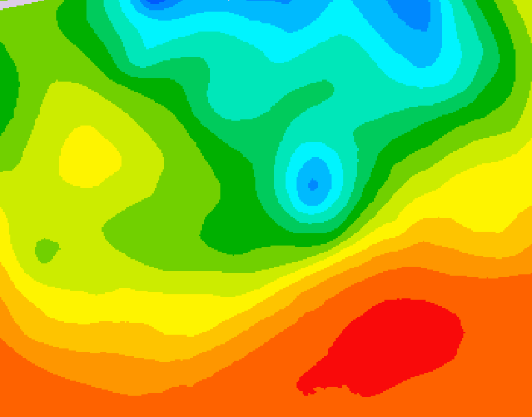 GDPS 500 millibar geopotential height 210 hour forecast chart for Canada based on 2025/06/15 0000Z data