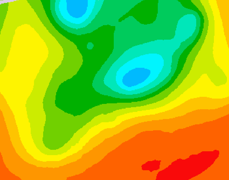GDPS 500 millibar geopotential height 168 hour forecast chart for Canada based on 2025/06/15 1200Z data