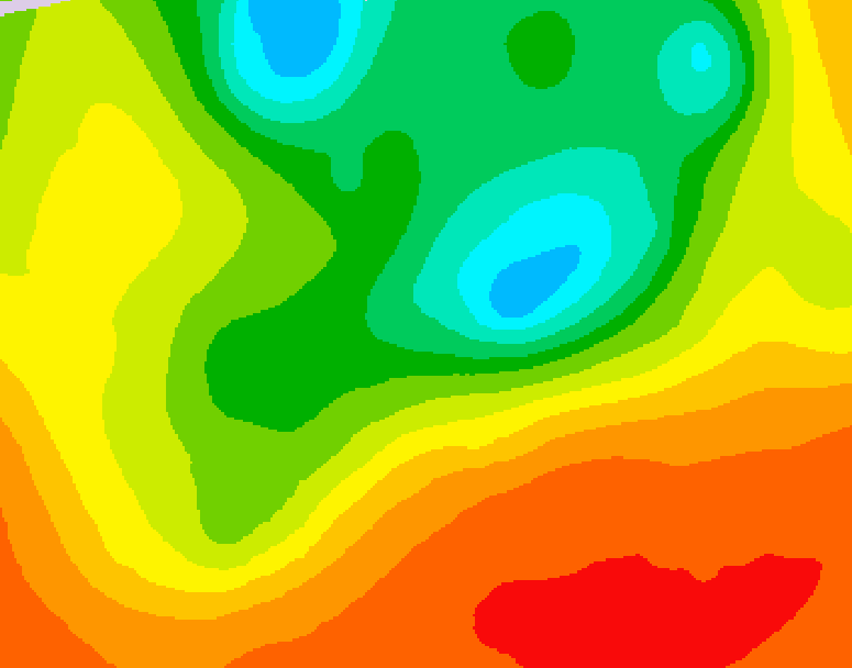 GDPS 500 millibar geopotential height 174 hour forecast chart for Canada based on 2025/06/15 1200Z data