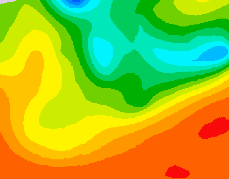GDPS 500 millibar geopotential height 228 hour forecast chart for Canada based on 2025/06/15 1200Z data