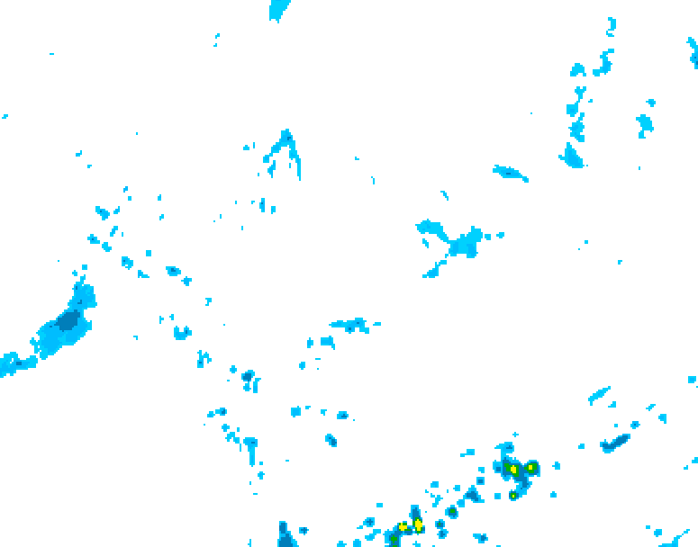 GDPS precipitation 024 hour forecast chart for Canada based on 2025/06/15 0000Z data