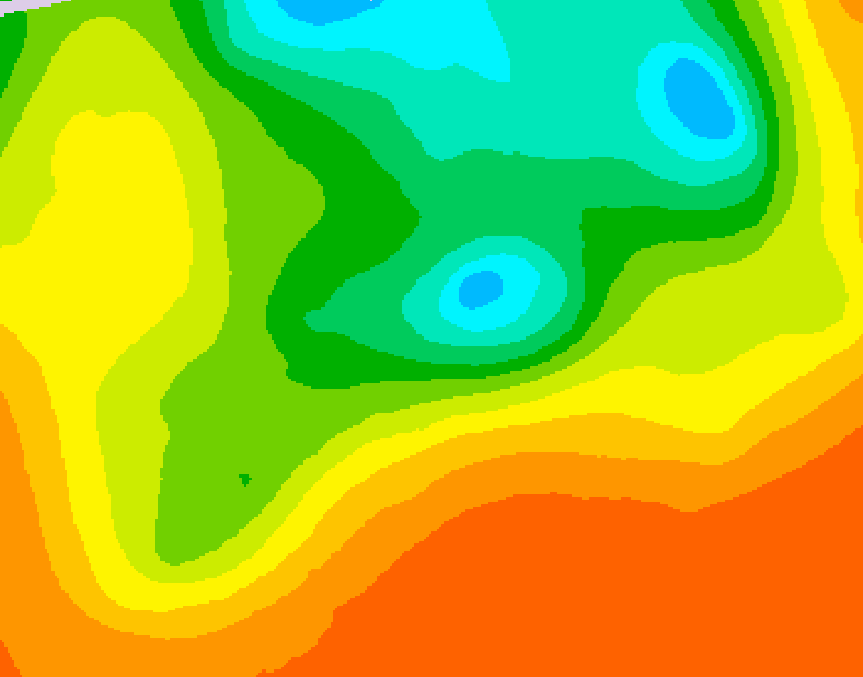 GDPS 500 millibar geopotential height 156 hour forecast chart for Canada based on 2025/06/16 0000Z data