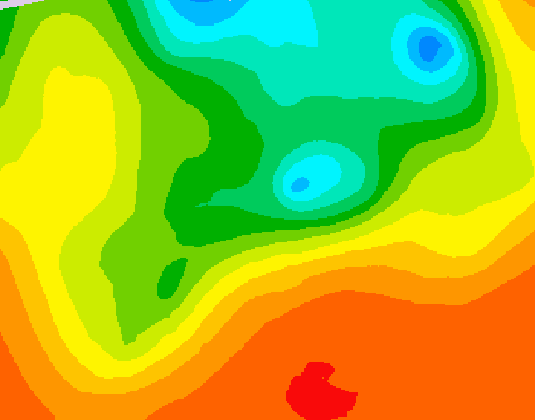 GDPS 500 millibar geopotential height 162 hour forecast chart for Canada based on 2025/06/16 0000Z data