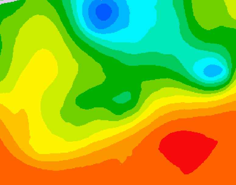 GDPS 500 millibar geopotential height 210 hour forecast chart for Canada based on 2025/06/16 0000Z data