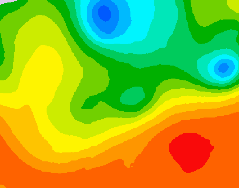 GDPS 500 millibar geopotential height 216 hour forecast chart for Canada based on 2025/06/16 0000Z data