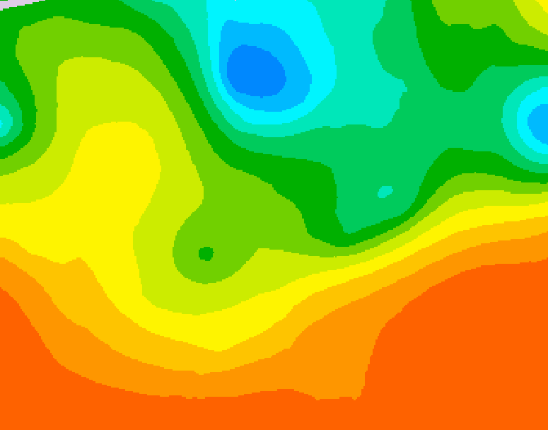GDPS 500 millibar geopotential height 234 hour forecast chart for Canada based on 2025/06/16 0000Z data