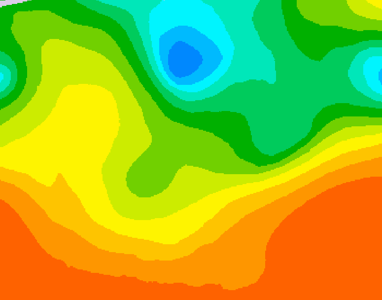GDPS 500 millibar geopotential height 240 hour forecast chart for Canada based on 2025/06/16 0000Z data