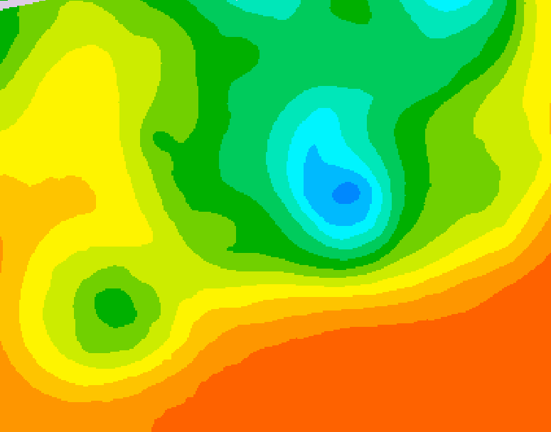 GDPS 500 millibar geopotential height 144 hour forecast chart for Canada based on 2025/06/16 1200Z data