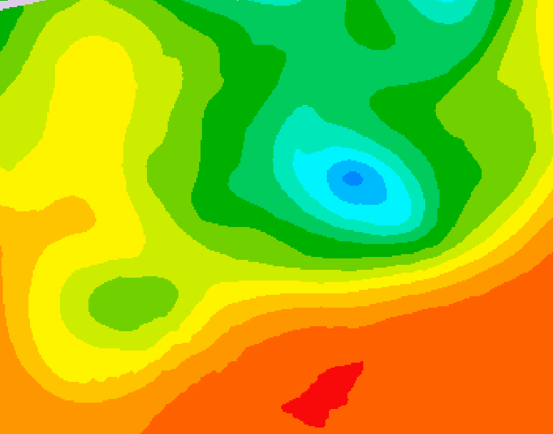 GDPS 500 millibar geopotential height 156 hour forecast chart for Canada based on 2025/06/16 1200Z data