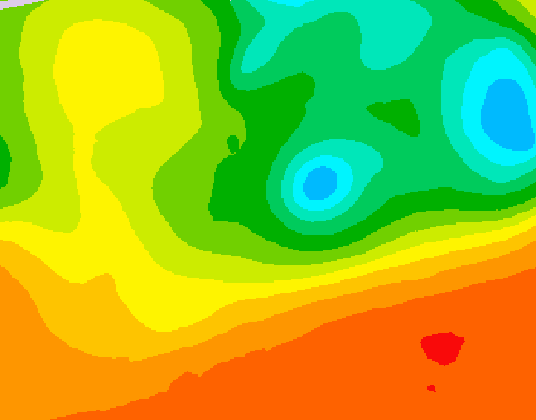 GDPS 500 millibar geopotential height 204 hour forecast chart for Canada based on 2025/06/16 1200Z data
