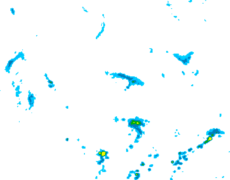 GDPS precipitation 024 hour forecast chart for Canada based on 2025/06/16 1200Z data