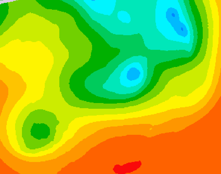 GDPS 500 millibar geopotential height 120 hour forecast chart for Canada based on 2025/06/17 0000Z data