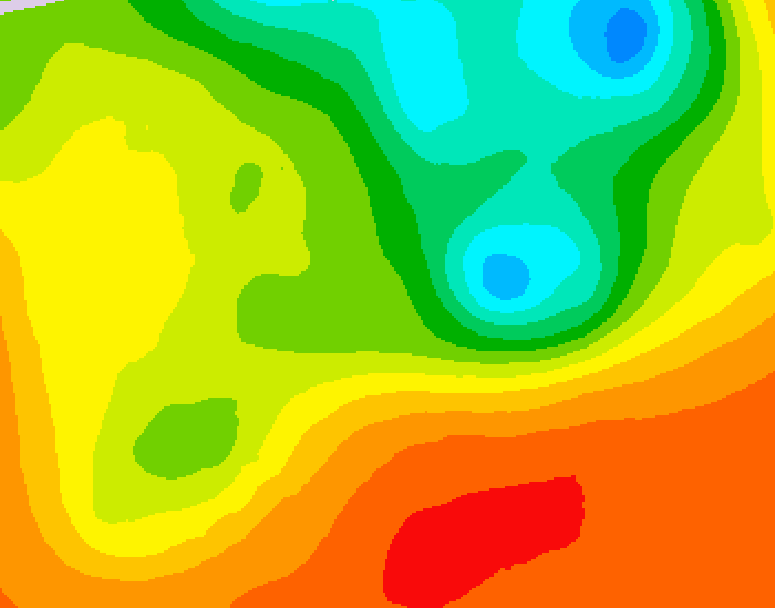 GDPS 500 millibar geopotential height 144 hour forecast chart for Canada based on 2025/06/17 0000Z data