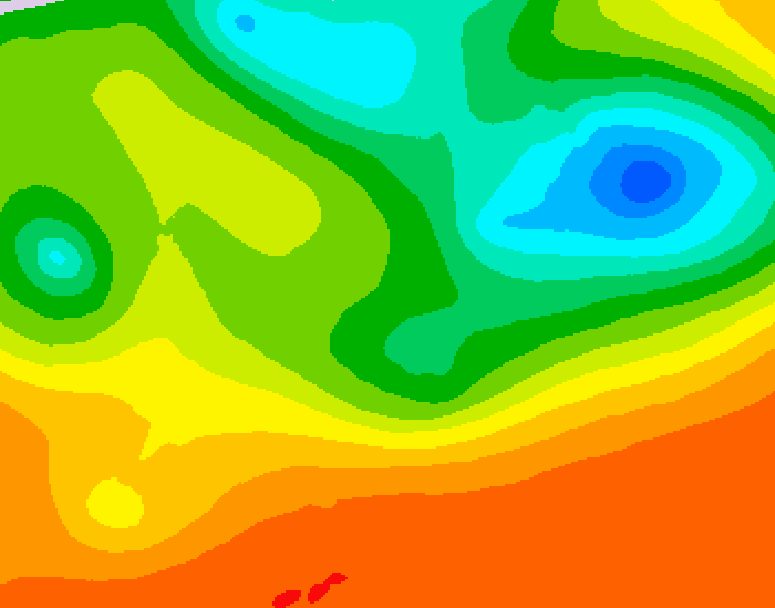 GDPS 500 millibar geopotential height 210 hour forecast chart for Canada based on 2025/06/17 0000Z data