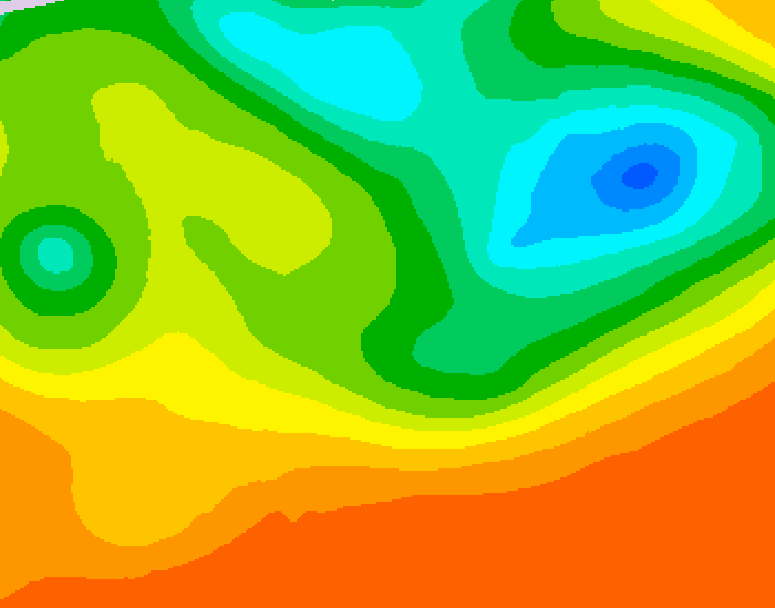 GDPS 500 millibar geopotential height 216 hour forecast chart for Canada based on 2025/06/17 0000Z data