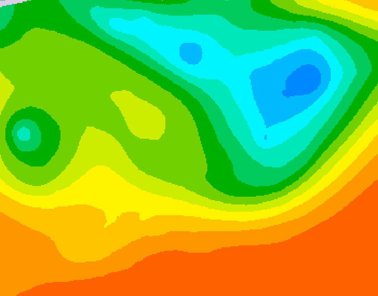 GDPS 500 millibar geopotential height 228 hour forecast chart for Canada based on 2025/06/17 0000Z data