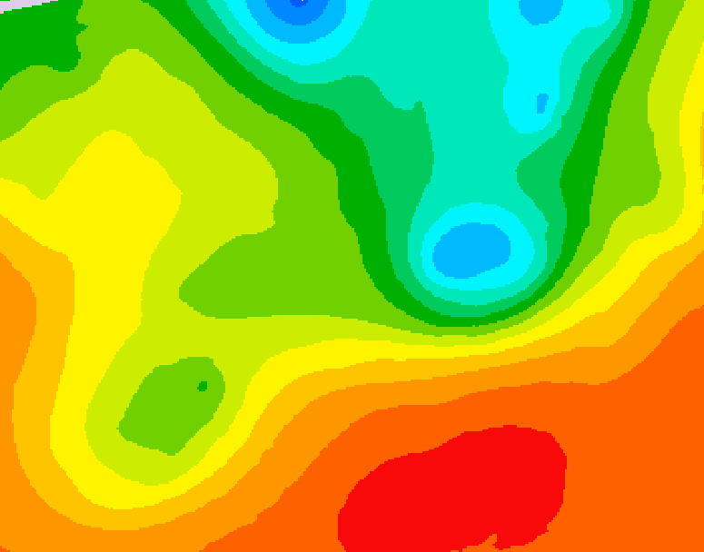GDPS 500 millibar geopotential height 126 hour forecast chart for Canada based on 2025/06/17 1200Z data
