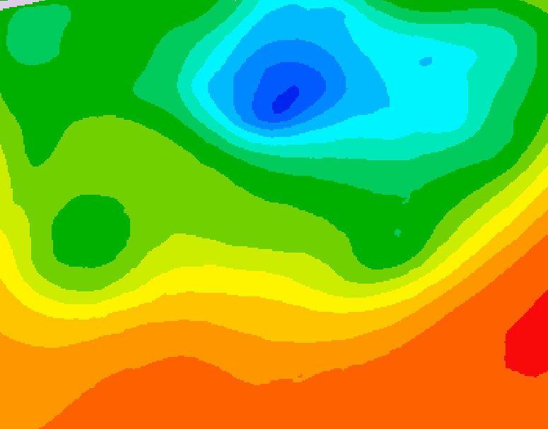 GDPS 500 millibar geopotential height 228 hour forecast chart for Canada based on 2025/06/17 1200Z data