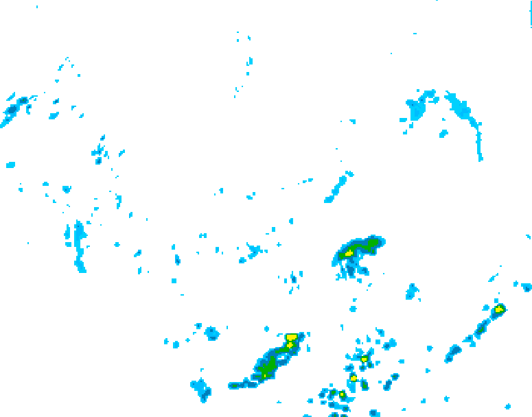 GDPS precipitation 024 hour forecast chart for Canada based on 2025/06/17 0000Z data