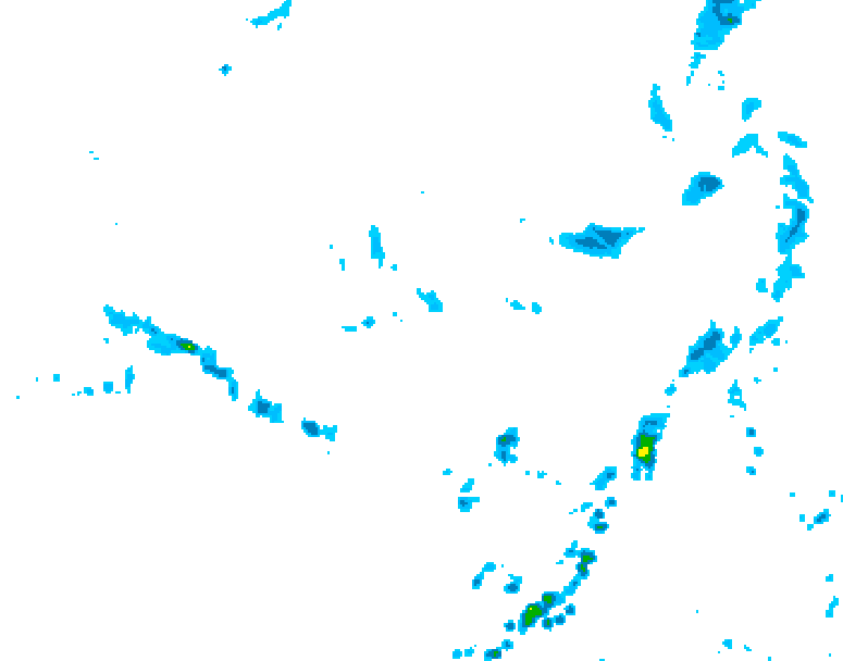GDPS precipitation 066 hour forecast chart for Canada based on 2025/06/17 0000Z data