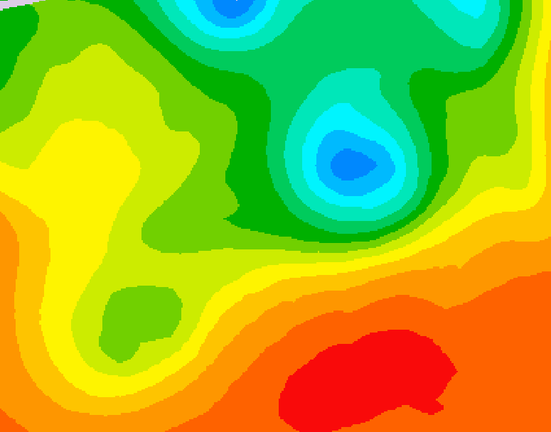 GDPS 500 millibar geopotential height 114 hour forecast chart for Canada based on 2025/06/18 0000Z data